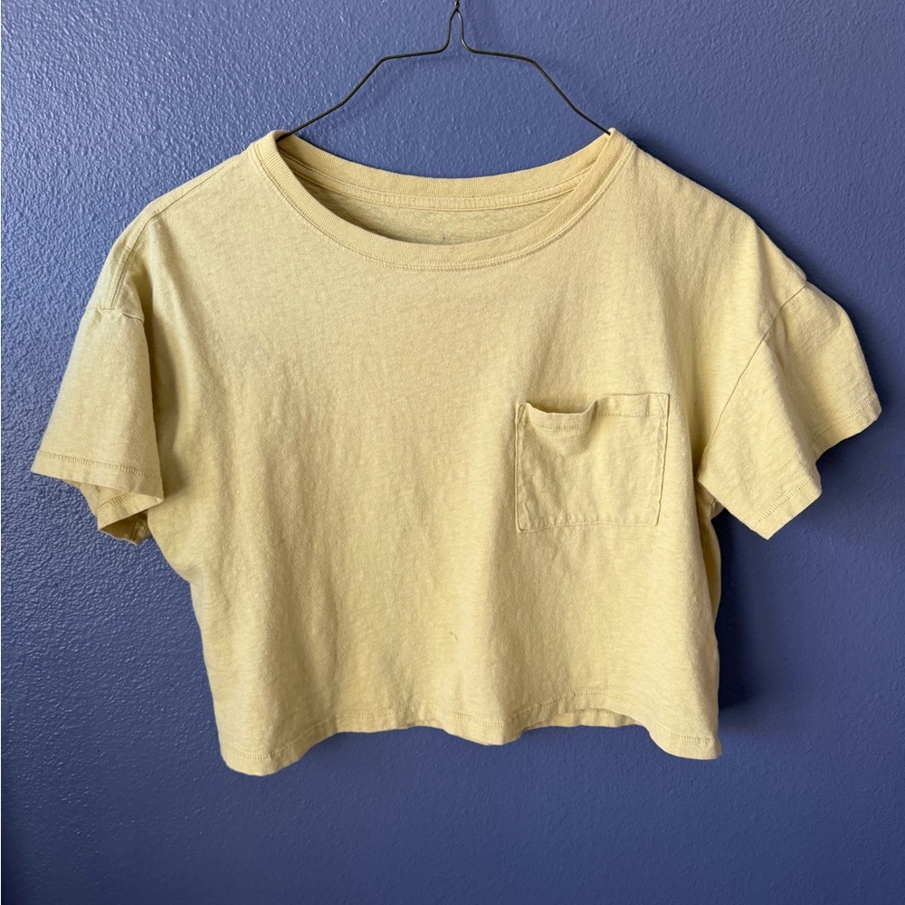 Everlane crop tee shirt sz L